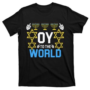 Oy to the World Hanukkah Funny Jewish T-Shirt