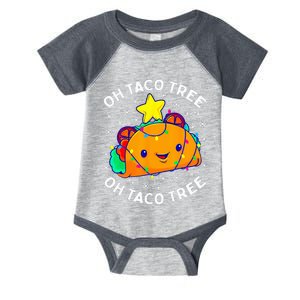 Oh Taco Tree Christmas Cute Xmas Mexican Food Lover Gifts Infant Baby Jersey Bodysuit