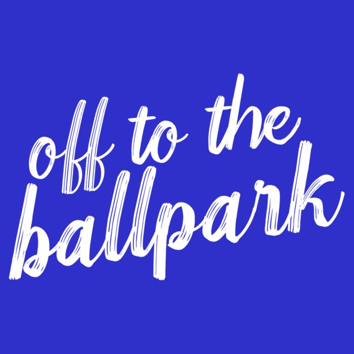 Off To The Ballpark Game Day Vibes Softball Baseball Gift Poster