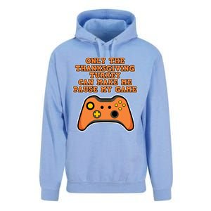 Only The Thanksgiving Turkey Thanksgiving Gaming Gift Unisex Surf Hoodie