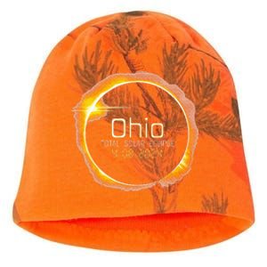 Ohio Totality Total Solar Eclipse April 8 2024 Kati - Camo Knit Beanie