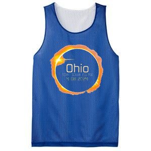 Ohio Totality Total Solar Eclipse April 8 2024 Mesh Reversible Basketball Jersey Tank