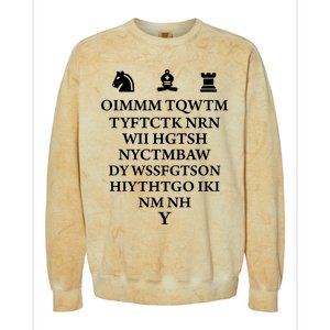 Oimmm Tqwtm Tyftctk Nrn Wii Hgtsh Colorblast Crewneck Sweatshirt