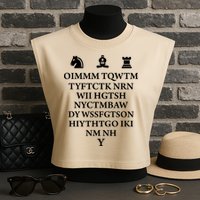 Oimmm Tqwtm Tyftctk Nrn Wii Hgtsh Garment-Dyed Women's Muscle Tee