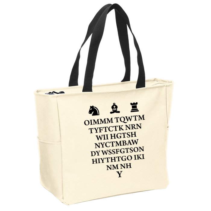 Oimmm Tqwtm Tyftctk Nrn Wii Hgtsh Zip Tote Bag