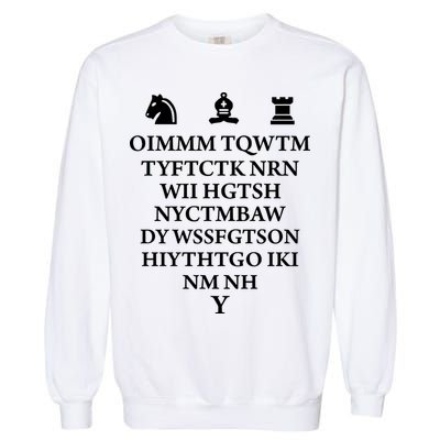 Oimmm Tqwtm Tyftctk Nrn Wii Hgtsh Garment-Dyed Sweatshirt