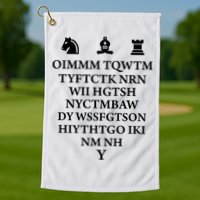 Oimmm Tqwtm Tyftctk Nrn Wii Hgtsh Golf Towel