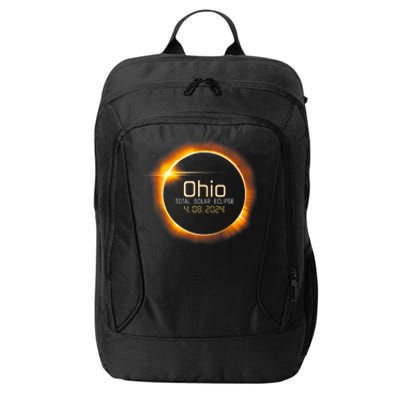 Ohio Totality Total Solar Eclipse April 8 2024 City Backpack