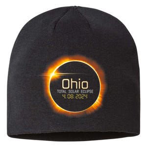 Ohio Totality Total Solar Eclipse April 8 2024 Sustainable Beanie