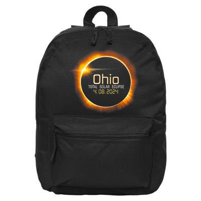 Ohio Totality Total Solar Eclipse April 8 2024 16 in Basic Backpack