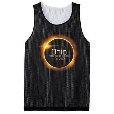 Ohio Totality Total Solar Eclipse April 8 2024 Mesh Reversible Basketball Jersey Tank