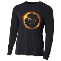 Ohio Totality Total Solar Eclipse April 8 2024 Cooling Performance Long Sleeve Crew