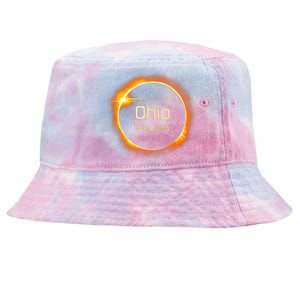 Ohio Totality Total Solar Eclipse April 8 2024 Tie-Dyed Bucket Hat