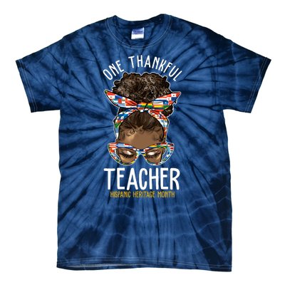 One Thankful Teacher Hispanic Heritage Month Tie-Dye T-Shirt