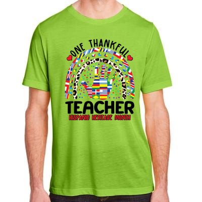 One Thankful Teacher Hispanic Heritage Month Adult ChromaSoft Performance T-Shirt