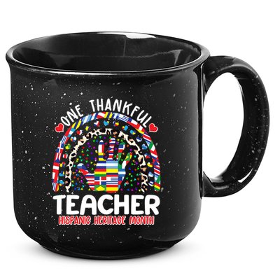 One Thankful Teacher Hispanic Heritage Month 15oz Campfire Ceramic Mug