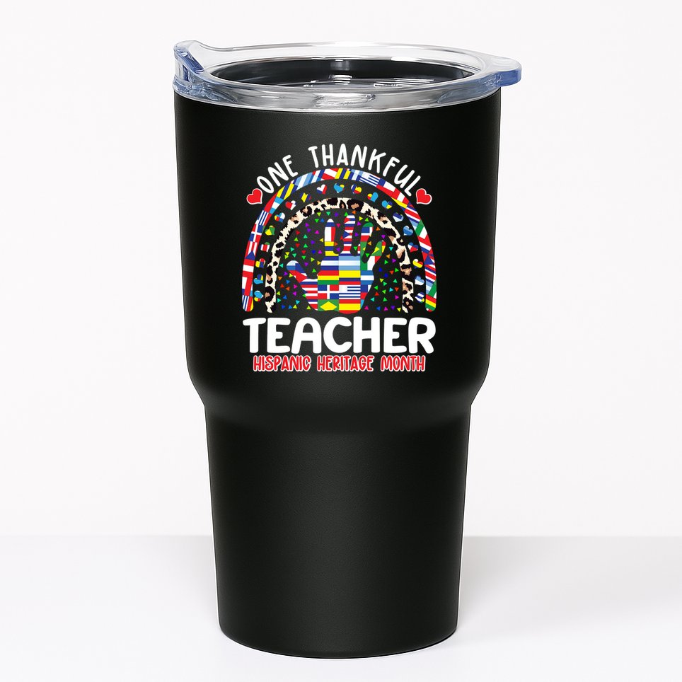 One Thankful Teacher Hispanic Heritage Month Tumbler