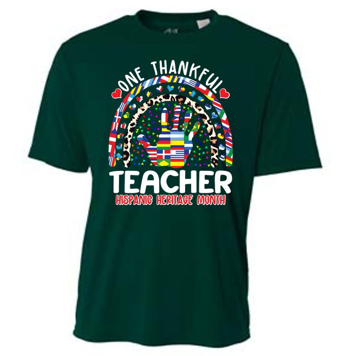 One Thankful Teacher Hispanic Heritage Month Cooling Performance Crew T-Shirt