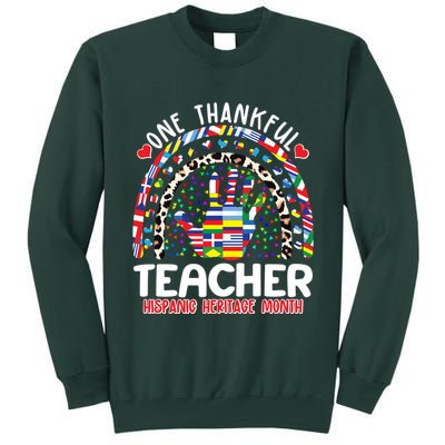 One Thankful Teacher Hispanic Heritage Month Tall Sweatshirt