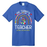 One Thankful Teacher Hispanic Heritage Month Countries Tall T-Shirt