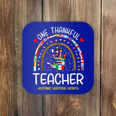 One Thankful Teacher Hispanic Heritage Month Countries Coaster