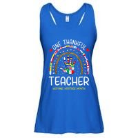 One Thankful Teacher Hispanic Heritage Month Countries Ladies Essential Flowy Tank