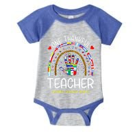 One Thankful Teacher Hispanic Heritage Month Countries Infant Baby Jersey Bodysuit