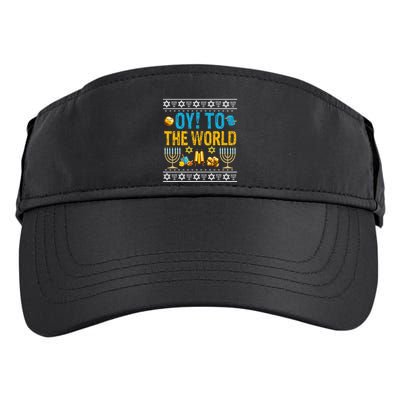 Oy To The World Jewish Gift   Adult Drive Performance Visor