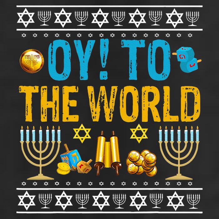 Oy To The World Jewish Gift   25L Jumbo Tote