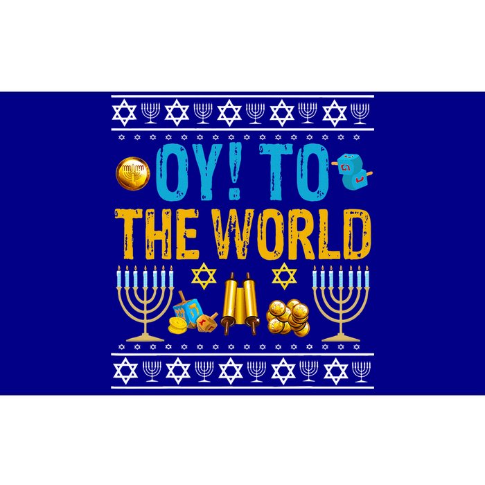 Oy To The World Jewish Gift   Bumper Sticker