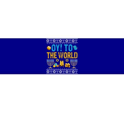 Oy To The World Jewish Gift   Bumper Sticker