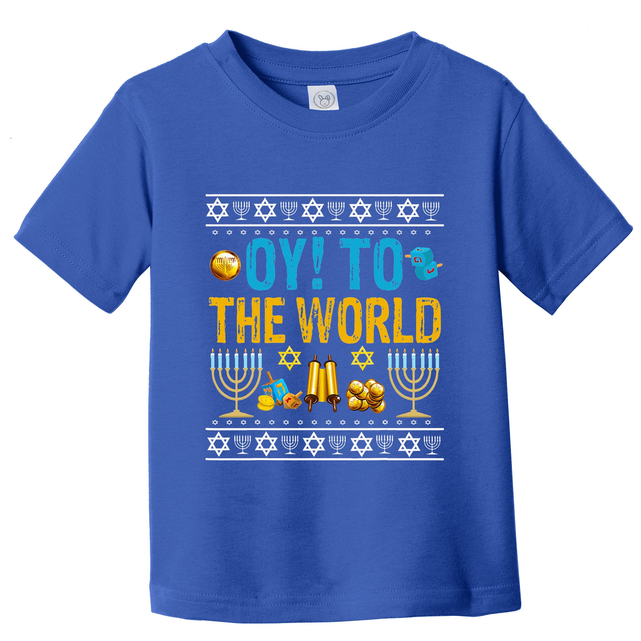Oy To The World Jewish Gift   Toddler T-Shirt