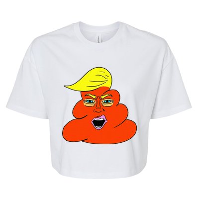 Orange Turd TrumpS Lawyer Called Him Funny Political Bella+Canvas Jersey Crop Tee