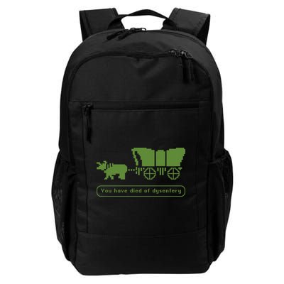 Oregon Trail T Shirt You Have Died Of Dysentery 8Bit Video Game 1865 Backpack