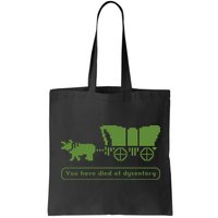 Oregon Trail T Shirt You Have Died Of Dysentery 8Bit Video Game 1865 Bag