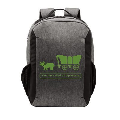 Oregon Trail T Shirt You Have Died Of Dysentery 8Bit Video Game 1865 Vector Backpack