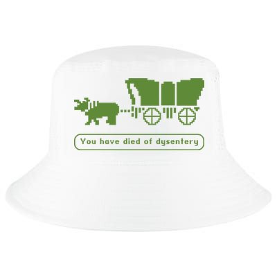 Oregon Trail T Shirt You Have Died Of Dysentery 8Bit Video Game 1865 Cool Comfort Performance Bucket Hat