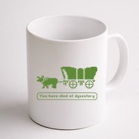 Oregon Trail T Shirt You Have Died Of Dysentery 8Bit Video Game 1865 Mug