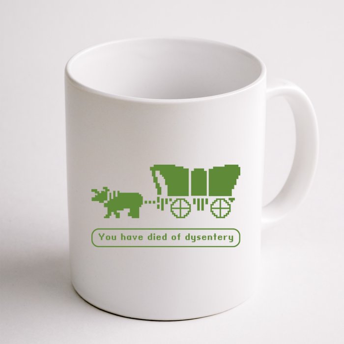Oregon Trail T Shirt You Have Died Of Dysentery 8Bit Video Game 1865 Mug