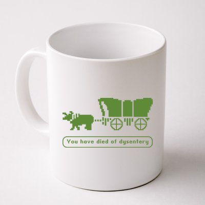 Oregon Trail T Shirt You Have Died Of Dysentery 8Bit Video Game 1865 Mug