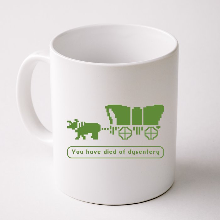 Oregon Trail T Shirt You Have Died Of Dysentery 8Bit Video Game 1865 Mug