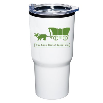 Oregon Trail T Shirt You Have Died Of Dysentery 8Bit Video Game 1865 Tumbler