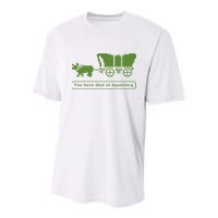 Oregon Trail T Shirt You Have Died Of Dysentery 8Bit Video Game 1865 Youth Performance Sprint T-Shirt