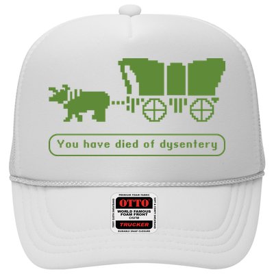 Oregon Trail T Shirt You Have Died Of Dysentery 8Bit Video Game 1865 Trucker Hat
