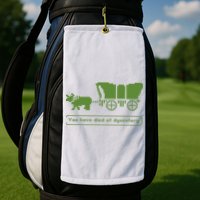 Oregon Trail T Shirt You Have Died Of Dysentery 8Bit Video Game 1865 Golf Towel