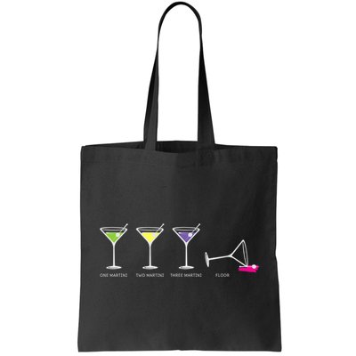 One Two Three Martini Floor For Martini Lovers Cocktail Fans Premium Bag
