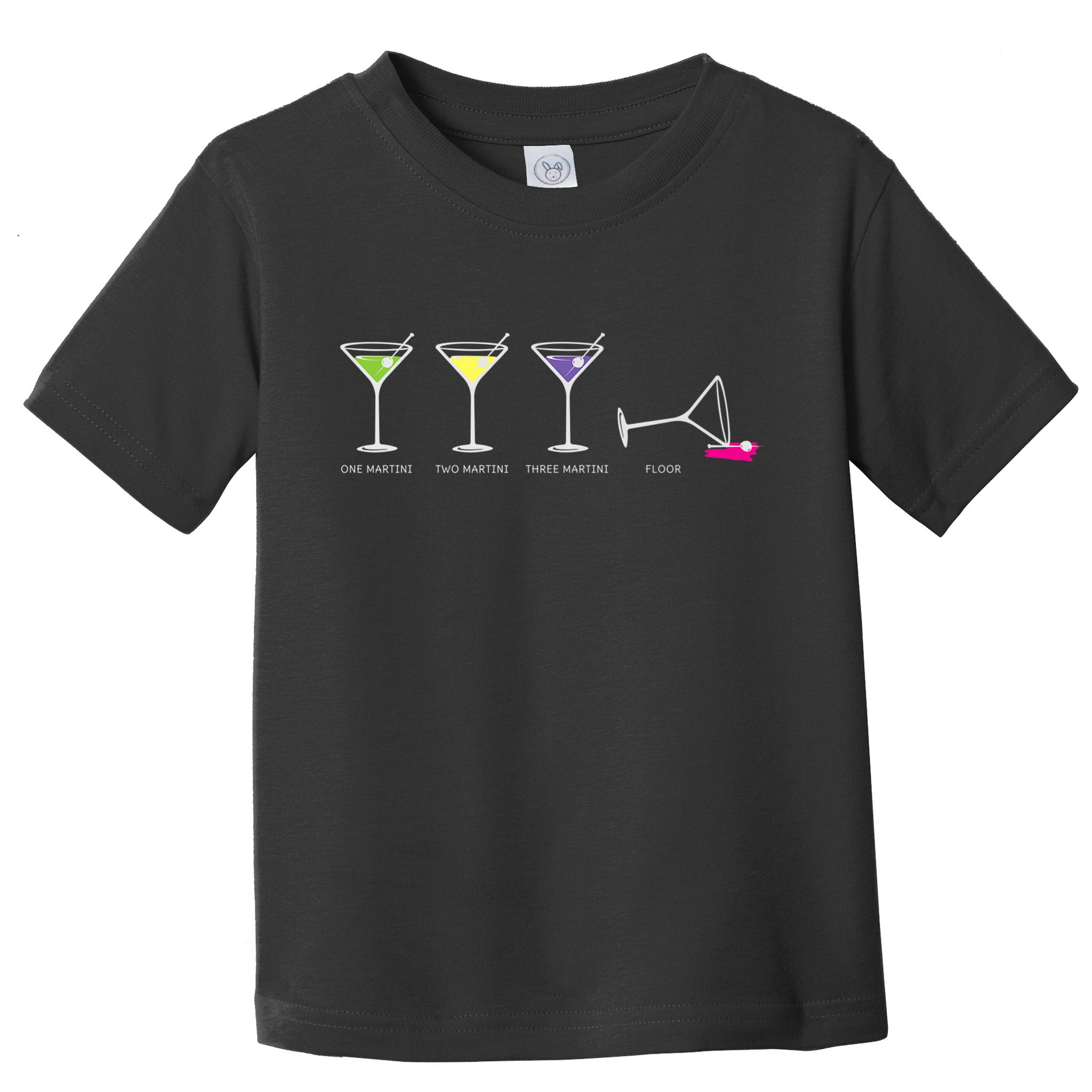 One Two Three Martini Floor For Martini Lovers Cocktail Fans Premium Toddler T-Shirt