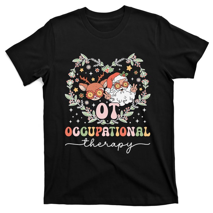 Occupational Therapy Therapist Ot Ota Christmas T-Shirt