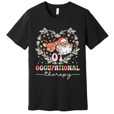 Occupational Therapy Therapist Ot Ota Christmas Premium T-Shirt