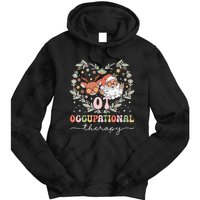 Occupational Therapy Therapist Ot Ota Christmas Tie Dye Hoodie